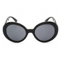 Versace Men's Sunglasses - Full Rim Black Plastic Oval Shape Frame | VE4414 GB1/87 ,