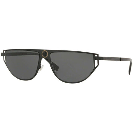 Versace Men's Sunglasses - Full Rim Matte Black Cat Eye | VERSACE 0VE2213 10098757 ,