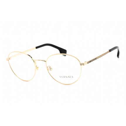 Versace Unisex Eyeglasses - Clear Lens Gold Metal Round Shape Frame | 0VE1279 1002 ,