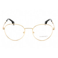 Versace Unisex Eyeglasses - Clear Lens Gold Metal Round Shape Frame | 0VE1279 1002 ,