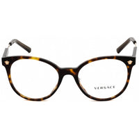 Versace Unisex Eyeglasses - Full Rim Cat Eye Dark Havana Plastic Frame | VE3291A 108 ,