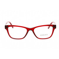 Versace Unisex Eyeglasses - Full Rim Cat Eye Shape Red Plastic Frame | 0VE3316 388 ,