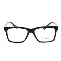 Versace Unisex Eyeglasses - Full Rim Rectangular Black Plastic Frame | 0VE3328 GB1 ,