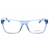 Versace Unisex Eyeglasses - Full Rim Rectangular Blue Plastic Frame | VE3303 5415 ,