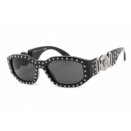 Versace Unisex Sunglasses - Full Rim Black Plastic Oval Shape Frame | 0VE4361 539887 ,