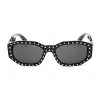 Versace Unisex Sunglasses - Full Rim Black Plastic Oval Shape Frame | 0VE4361 539887 ,