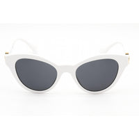 Versace Unisex Sunglasses - Full Rim White Plastic Rectangular Frame | VE4435 314/87 ,