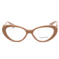 Versace Women's Eyeglasses - Beige Plastic Frame Clear Demo Lens | 0VE3331U 5383 ,