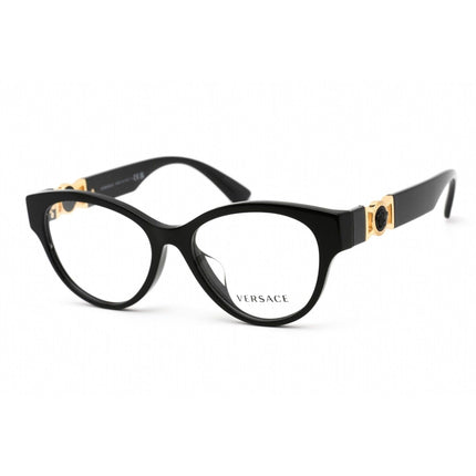 Versace Women's Eyeglasses - Black Cat Eye Full-Rim Frame | VERSACE 0VE3313F GB1 ,