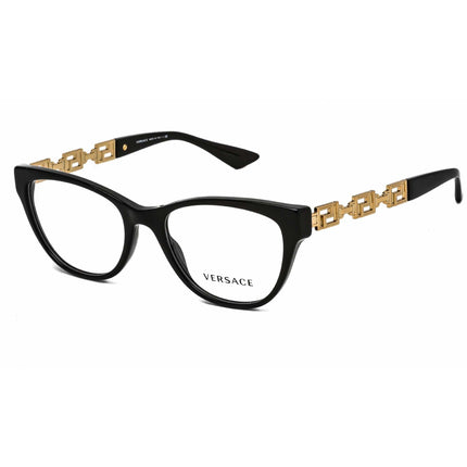 Versace Women's Eyeglasses - Black Cat-Eye Full-Rim Plastic Frame | VE3292 GB1 ,
