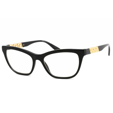 Versace Women's Eyeglasses - Black Cat Eye Plastic Frame Clear Demo Lens | 0VE3318 GB1 ,