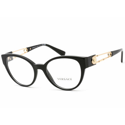 Versace Women's Eyeglasses - Black Cat Eye Plastic Frame Demo Lens | 0VE3307F GB1 ,