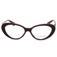 Versace Women's Eyeglasses - Bordeaux Full Rim Plastic Frame, 53 mm | 0VE3331U 5382 ,
