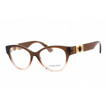 Versace Women's Eyeglasses - Brown Transparent/Gradient Beige Frame | 0VE3313 5332 ,