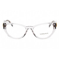 Versace Women's Eyeglasses - Cat Eye Transparent Grey Plastic Frame | 0VE3280B 593 ,