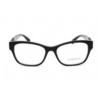 Versace Women's Eyeglasses - Clear Demo Lens Black Plastic Cat Eye Frame | 0VE3306 GB1 ,