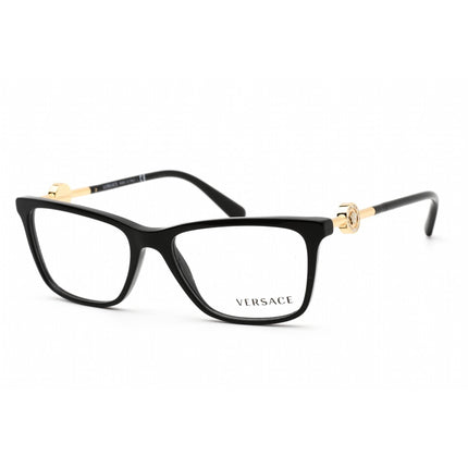 Versace Women's Eyeglasses - Clear Demo Lens Black Plastic Square Frame | 0VE3299B GB1 ,