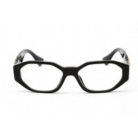 Versace Women's Eyeglasses - Clear Lens Black Plastic Geometric Frame | 0VE3320U GB1 ,