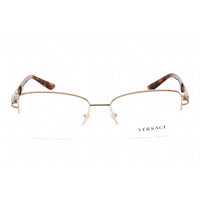 Versace Women's Eyeglasses - Clear Lens Bronze Metal Rectangular Frame | VE1220B 1052 ,