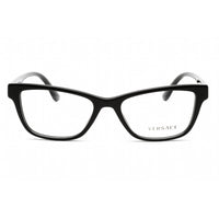 Versace Women's Eyeglasses - Clear Lens Cat Eye Black Plastic Frame | 0VE3316 GB1 ,
