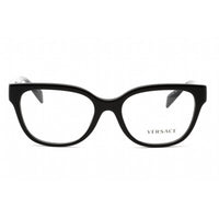 Versace Women's Eyeglasses - Clear Lens Cat Eye Black Plastic Frame | 0VE3338 GB1 ,
