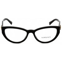 Versace Women's Eyeglasses - Clear Lens Cat Eye Black Plastic Frame | VE3280B GB1 ,