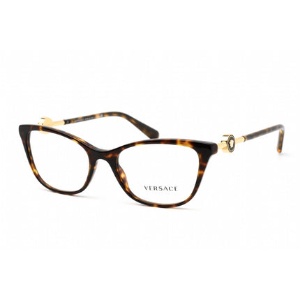 Versace Women's Eyeglasses - Clear Lens Cat Eye Havana Acetate Frame | VE3293 108 ,