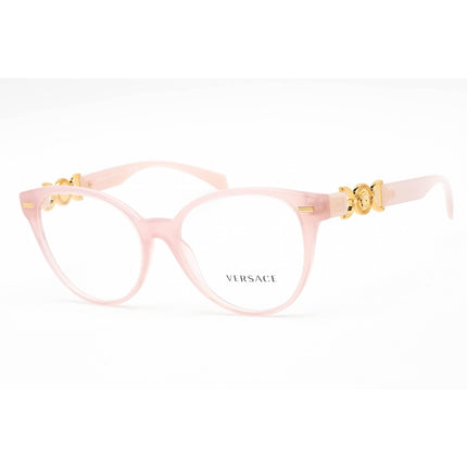 Versace Women's Eyeglasses - Clear Lens Cat Eye Pink Plastic Frame | 0VE3334 5402 ,