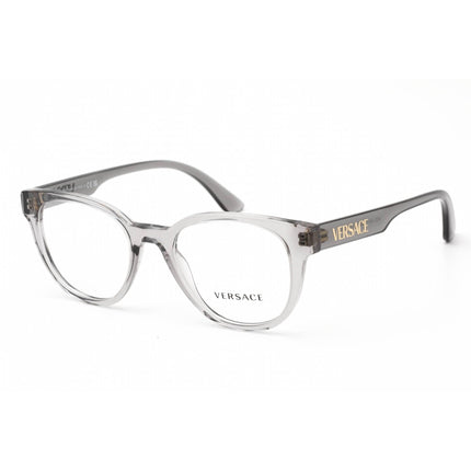 Versace Women's Eyeglasses - Clear Lens Grey Plastic Round Shape Frame | 0VE3317 593 ,