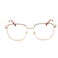 Versace Women's Eyeglasses - Clear Lens Rose Gold Metal Square Frame | 0VE1281 1412 ,
