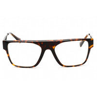 Versace Women's Eyeglasses - Dark Havana Plastic Square Shape Frame | 0VE3326U 108 ,
