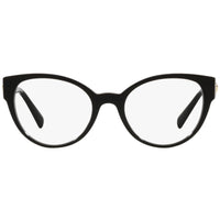 Versace Women's Eyeglasses - Full Rim Black Plastic Cat Eye | VERSACE 0VE3307 GB1 ,