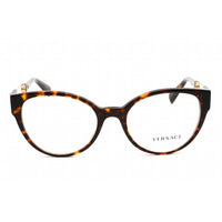 Versace Women's Eyeglasses - Full Rim Cat Eye Dark Havana Plastic Frame | 0VE3307 108 ,