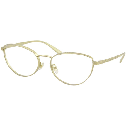 Versace Women's Eyeglasses - Full Rim Gold Metal Cat Eye Frame | VERSACE 0VE1266 1002 ,