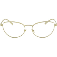 Versace Women's Eyeglasses - Full Rim Gold Metal Cat Eye Frame | VERSACE 0VE1266 1002 ,