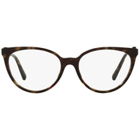 Versace Women's Eyeglasses - Full Rim Havana Plastic Cat Eye Frame | 0VE3298B 108 ,