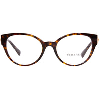 Versace Women's Eyeglasses - Full Rim Havana Plastic Cat Eye | VERSACE 0VE3307 108 ,