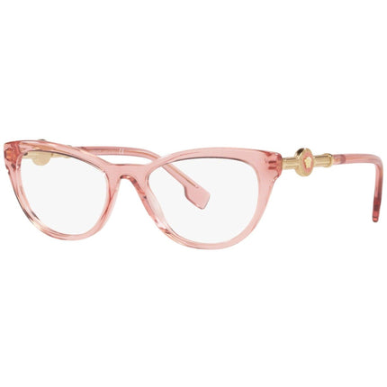 Versace Women's Eyeglasses - Full Rim Pink Plastic Cat Eye | VERSACE 0VE3311 5322 ,