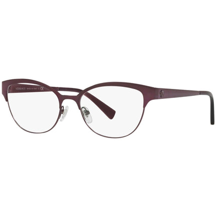 Versace Women's Eyeglasses - Full Rim Plum Cat Eye Shape Frame | VERSACE 0VE1240 1397 ,