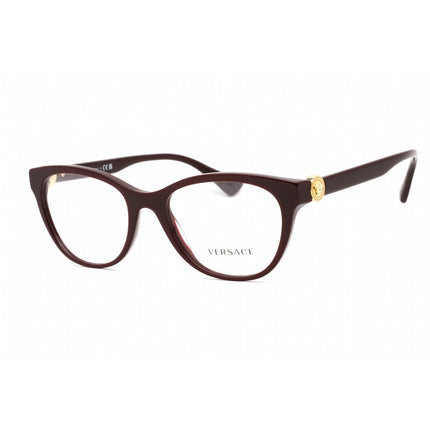 Versace Women's Eyeglasses - Full Rim Plum Plastic Cat Eye Shape Frame | 0VE3330 5386 ,