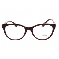 Versace Women's Eyeglasses - Full Rim Plum Plastic Cat Eye Shape Frame | 0VE3330 5386 ,