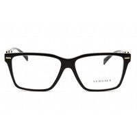 Versace Women's Eyeglasses - Full Rim Rectangular Black Plastic Frame | 0VE3335 GB1 ,