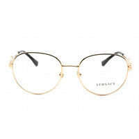 Versace Women's Eyeglasses - Full Rim Round Shape Gold Metal Frame | 0VE1288 1002 ,