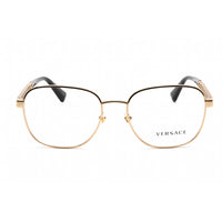 Versace Women's Eyeglasses - Full Rim Square Shape Gold Metal Frame | 0VE1290 1002 ,