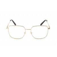 Versace Women's Eyeglasses - Gold Rectangular Shape Frame Clear Lens | 0VE1281 1002 ,