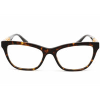 Versace Women's Eyeglasses - Havana Cat Eye Frame Clear Demo Lens, 54 mm | 0VE3318 108 ,