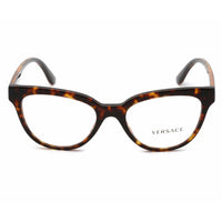 Versace Women's Eyeglasses - Havana Cat-Eye Full-Rim Plastic Frame | 0VE3315 108 ,