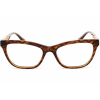Versace Women's Eyeglasses - Havana Print Monogram Cat-Eye Frame | 0VE3318 5354 ,