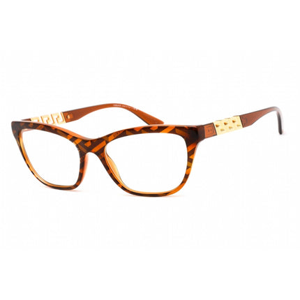 Versace Women's Eyeglasses - Havana Print Monogram Plastic Cat Eye | 0VE3318 5354 ,