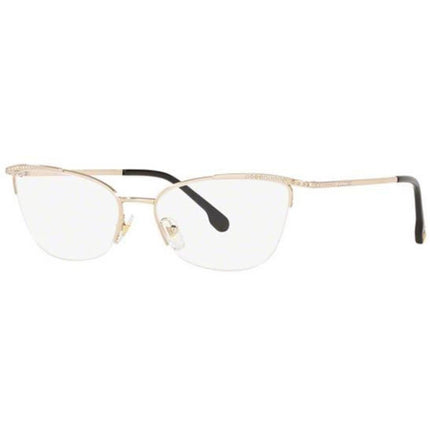 Versace Women's Eyeglasses - Pale Gold Metal Cat Eye Frame | VERSACE 0VE1261B 1252 ,